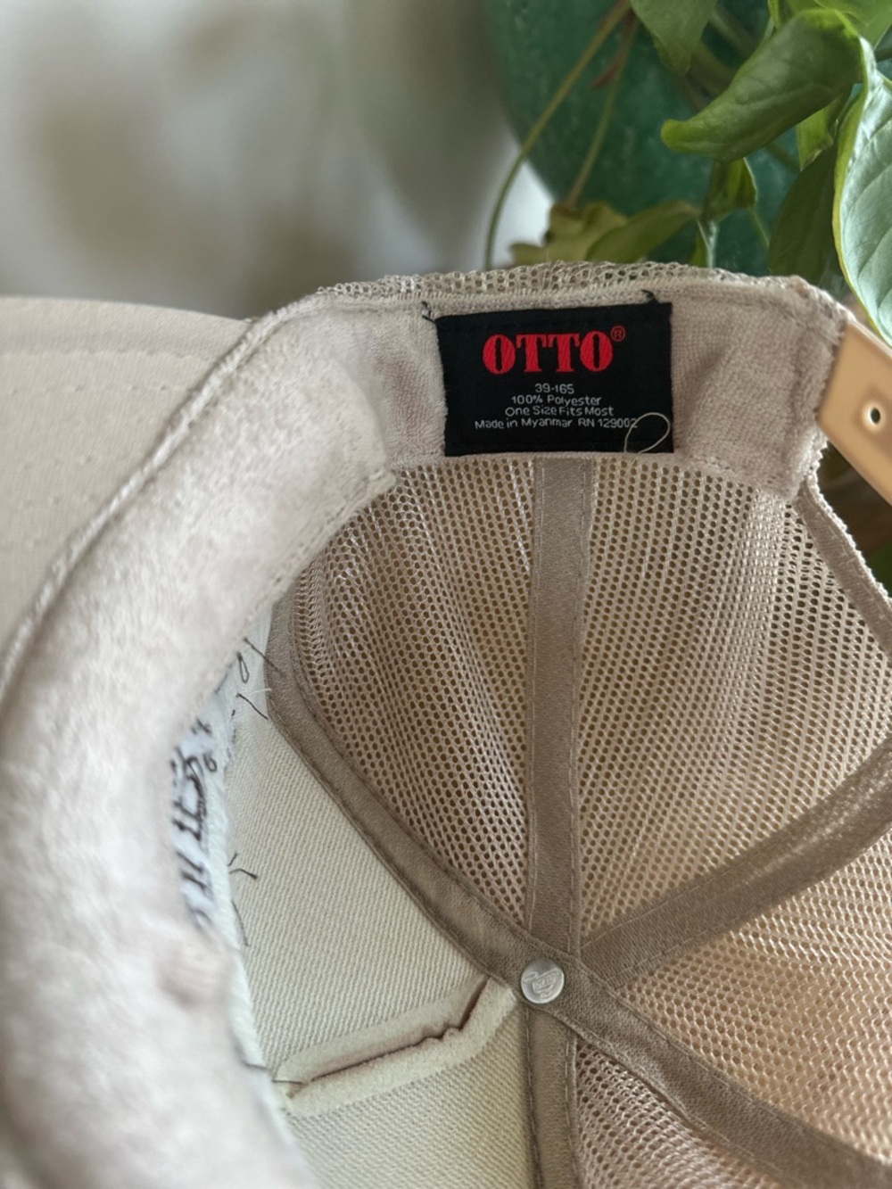 OTTO Beige Trucker Hat - Morgan Wallen, Western, Cowgirl, Festival, Country - Picture 3 of 4